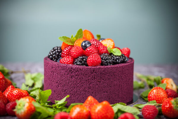 Velvet Berry Mousse Cake